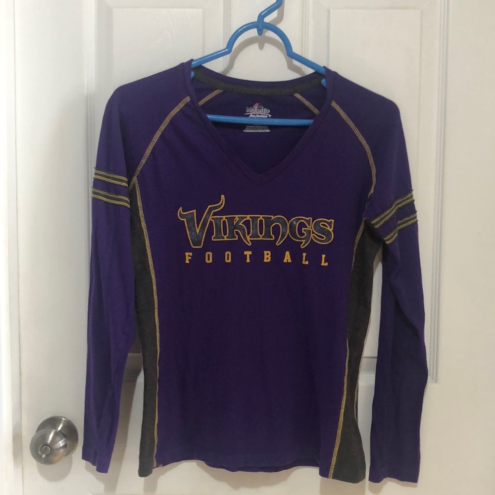 Vikings football long sleeve Tee
